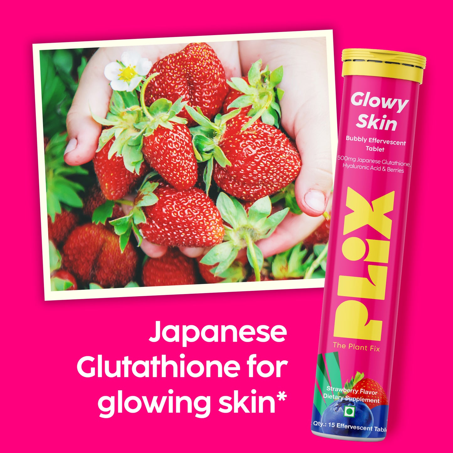 Glowy Skin Effervescent with 500mg Glutathione 2 Pack