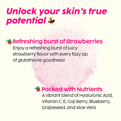 Glowy Skin Effervescent with 500mg Glutathione