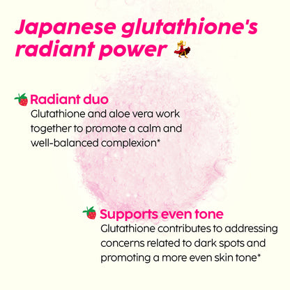 Glowy Skin Effervescent with 500mg Glutathione Pack of 1